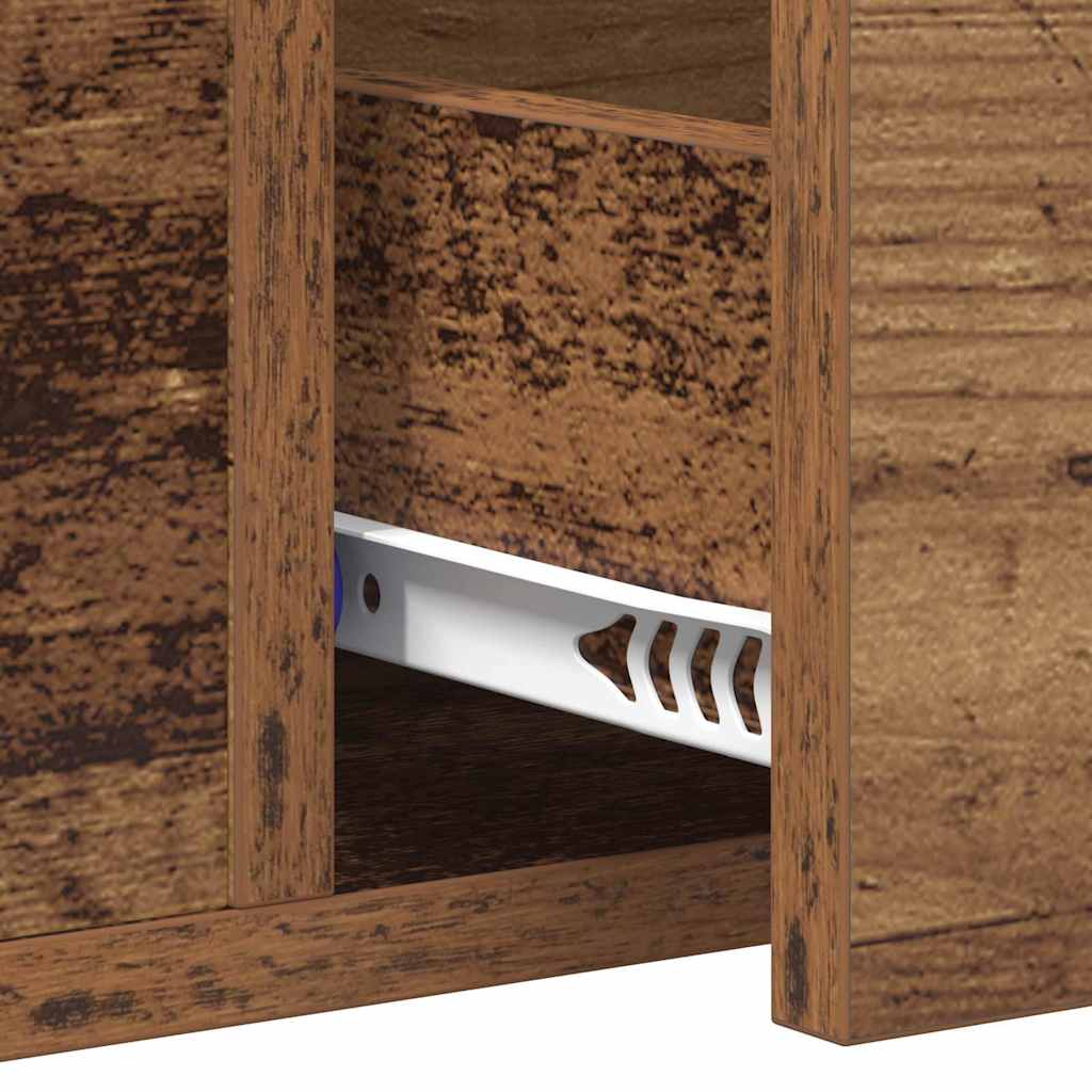 vidaXL Console Table Old wood 100 x 34.5 x 75 cm Engineered wood