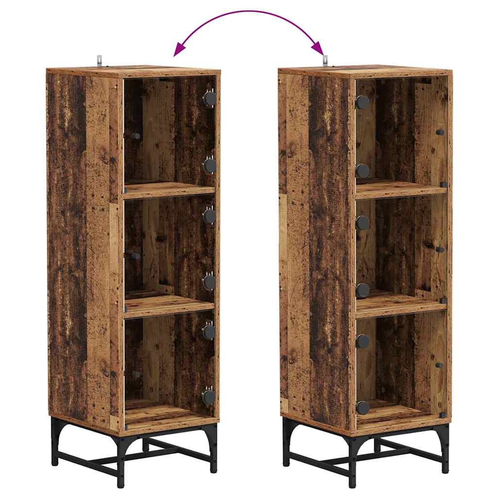 vidaXL Sideboard Old Wood 35 x 37 x 117 cm