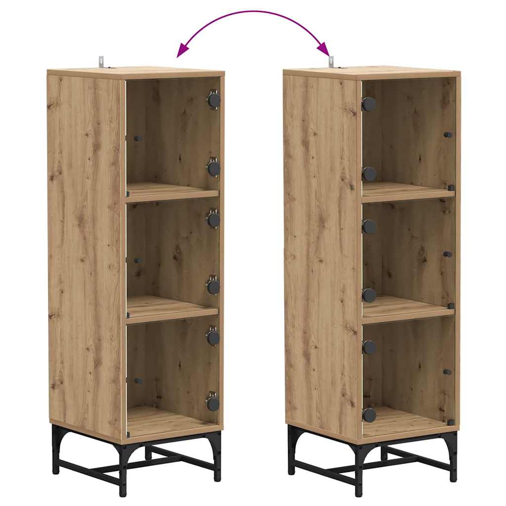 vidaXL Sideboard Artisan Oak 35 x 37 x 117 cm