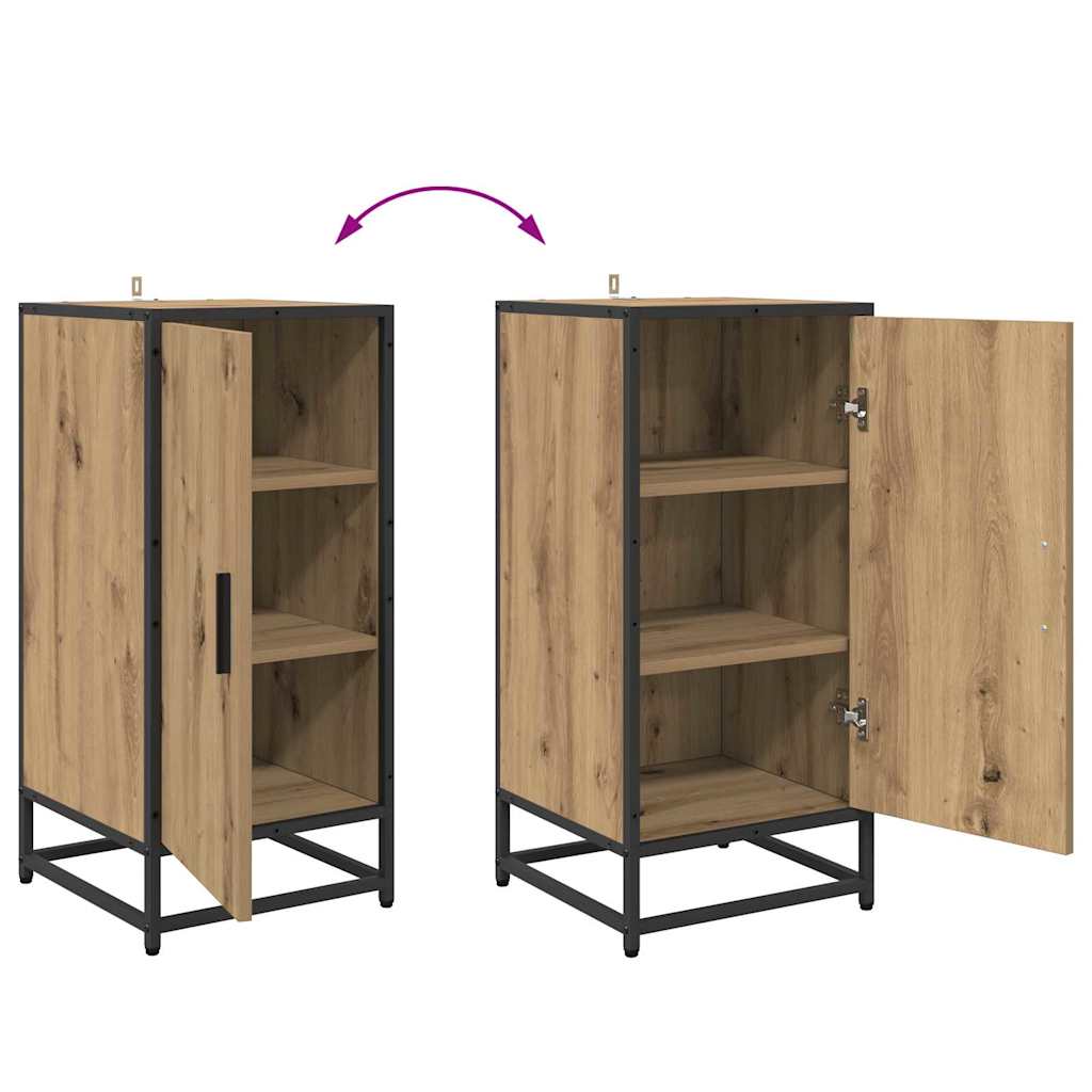 vidaXL Sideboard Artisan Oak 35.5 x 35 x 76 cm