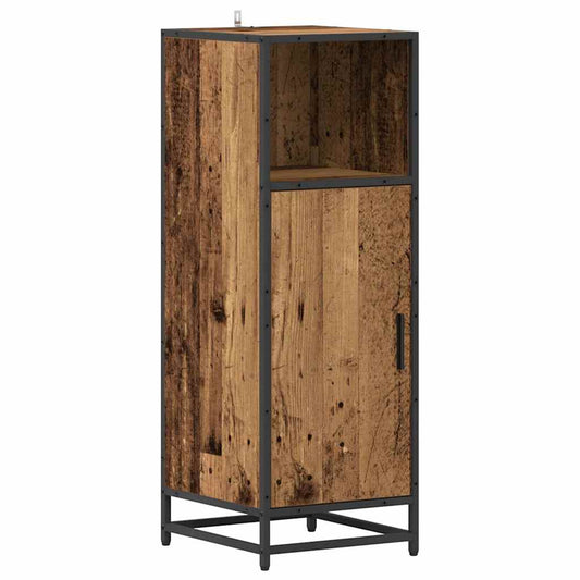 vidaXL Bathroom Cabinet Old wood 35 x 37.5 x 100 cm Engineered wood