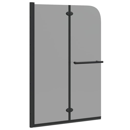 vidaXL Shower Enclosure Dark Transparent 95 x 140 cm