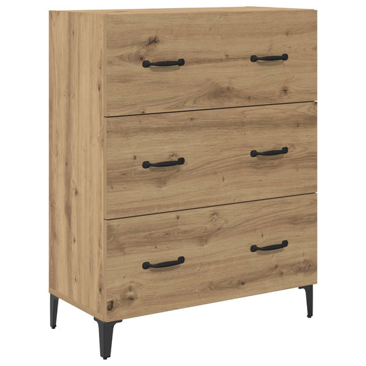 vidaXL Sideboard Artisan Oak 69.5 x 34 x 90 cm Engineered wood