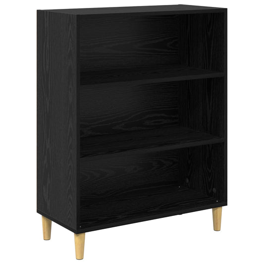 vidaXL Sideboard Black Oak 69.5 x 32.5 x 90 cm Engineered Wood