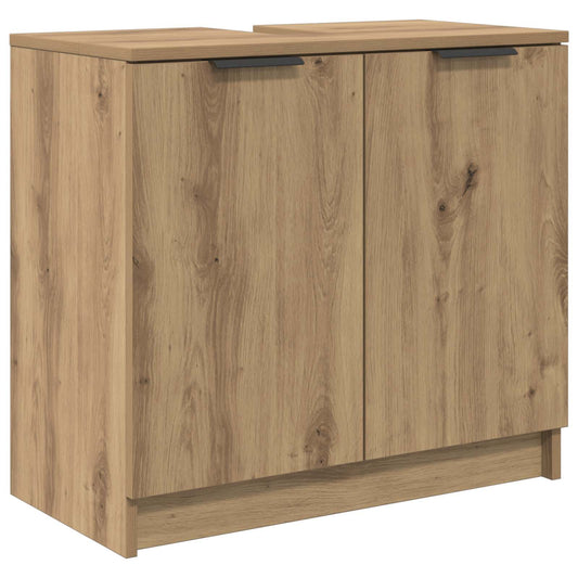 vidaXL Bathroom Cabinet Artisan Oak 64.5 x 33.5 x 59 cm