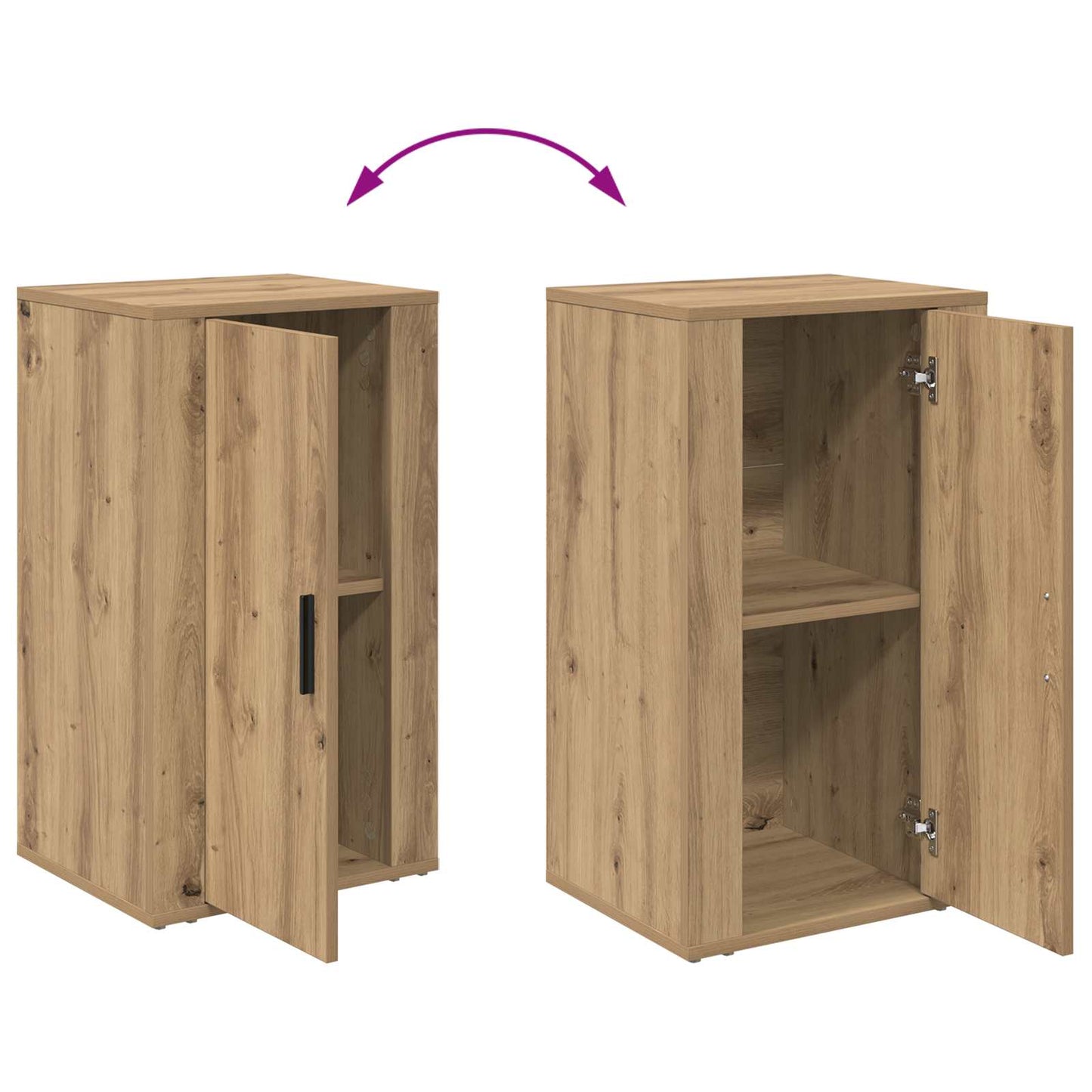 vidaXL Sideboard Artisan Oak 40 x 33 x 70 cm Engineered Wood