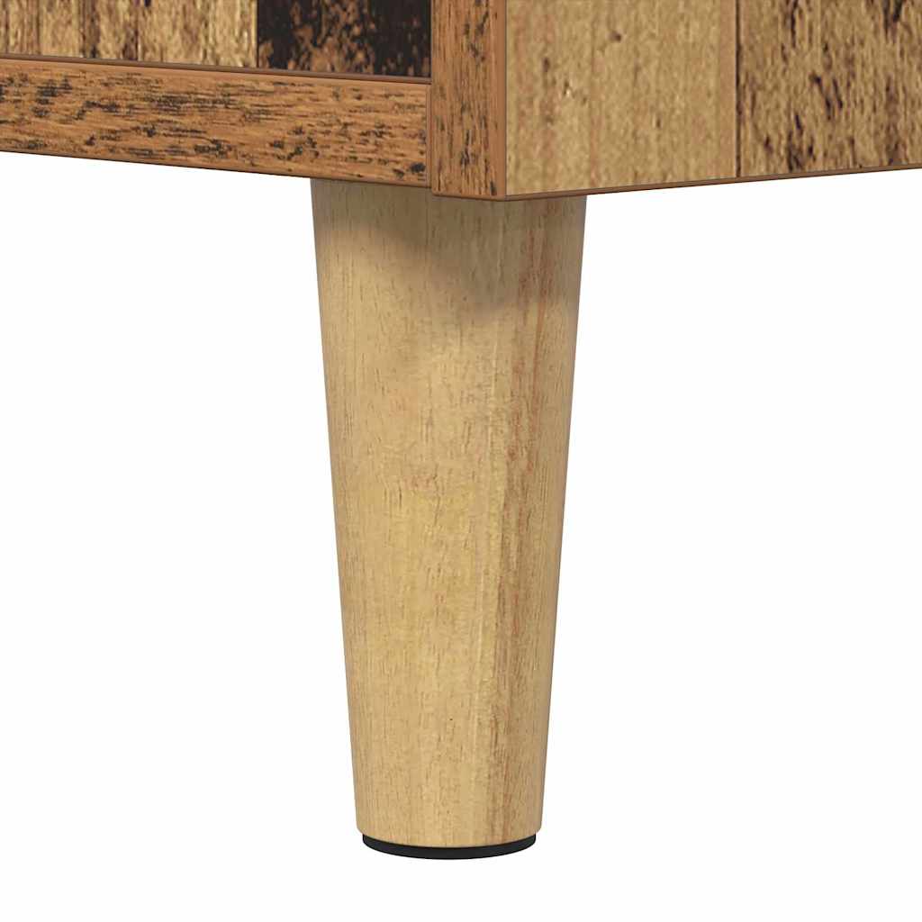 vidaXL Bedside Cabinet Old Wood 40 x 35 x 70 cm Engineered Wood