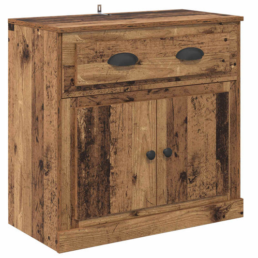 vidaXL Highboard Old Wood 70 x 35.5 x 67.5 cm Engineered Wood
