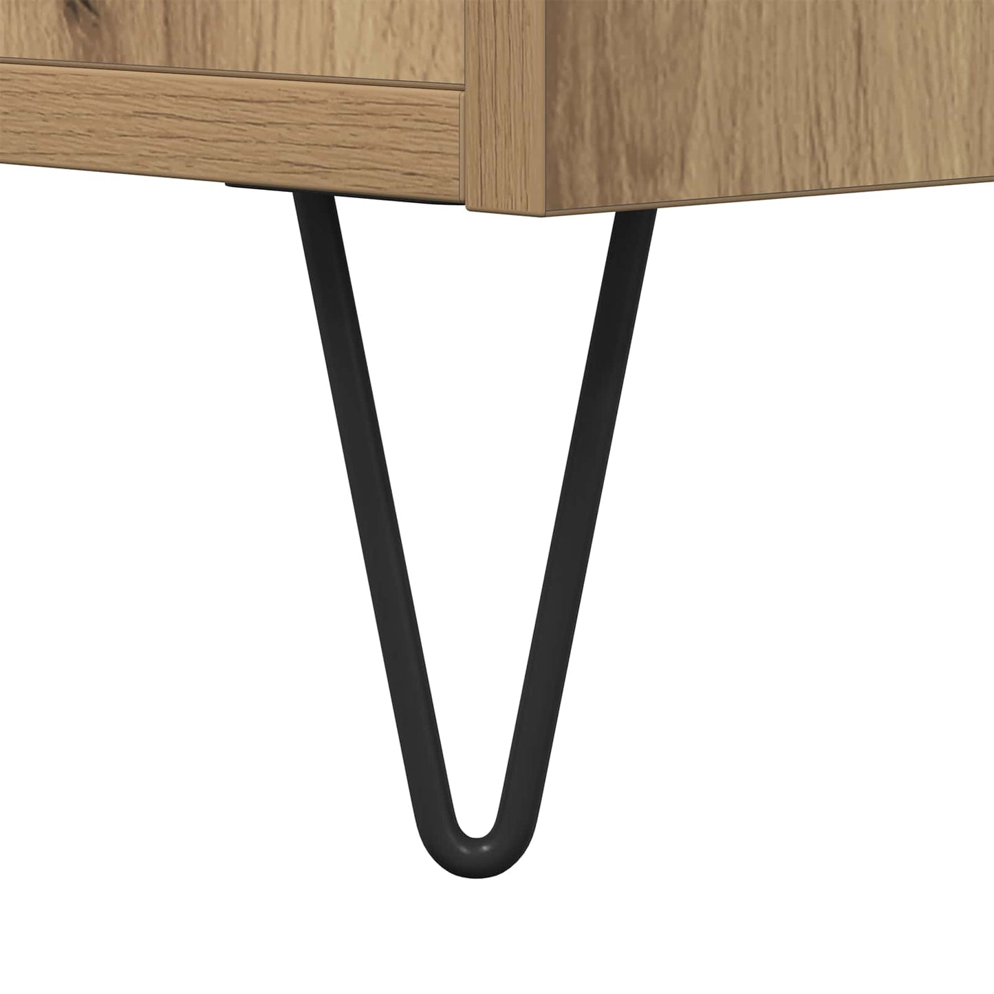 vidaXL Sideboard Artisan oak 34 x 34.5 x 90 cm Engineered wood
