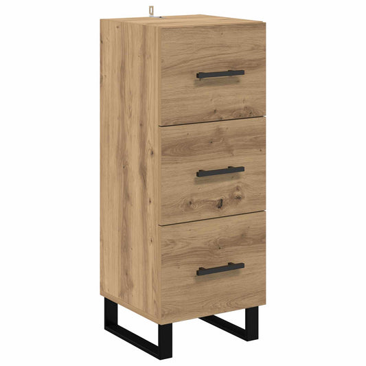 vidaXL Sideboard Artisan Oak 34.5 x 34 x 90 cm Engineered wood