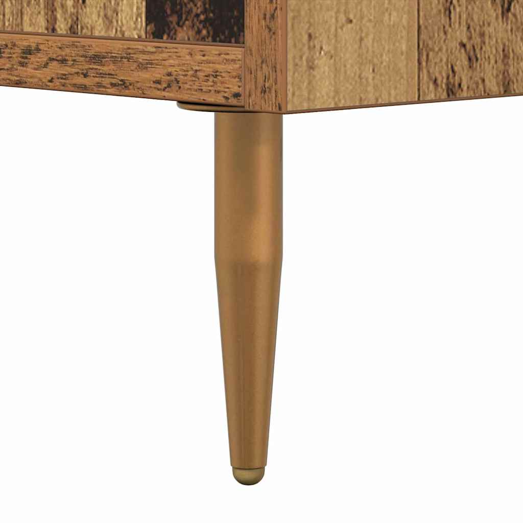 vidaXL Sideboard Old Wood 69.5 x 34 x 90 cm Engineered Wood and Iron