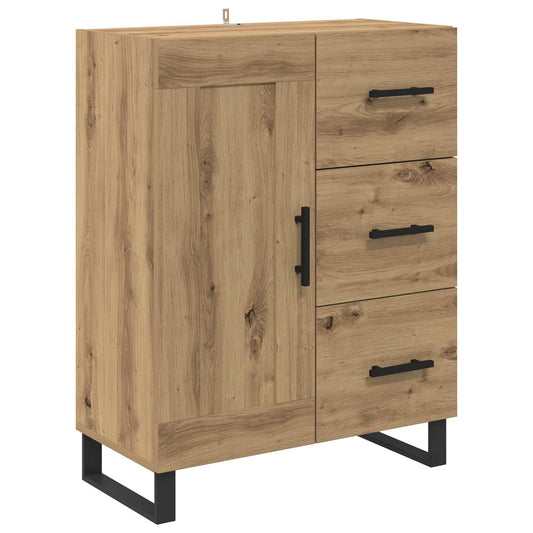 vidaXL Sideboard Artisan Oak 69.5 x 34 x 90 cm