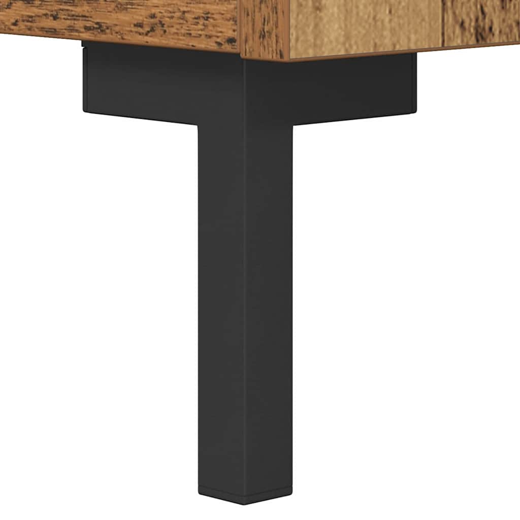 vidaXL Sideboard Olden Old Wood 34.5 x 34 x 90 cm