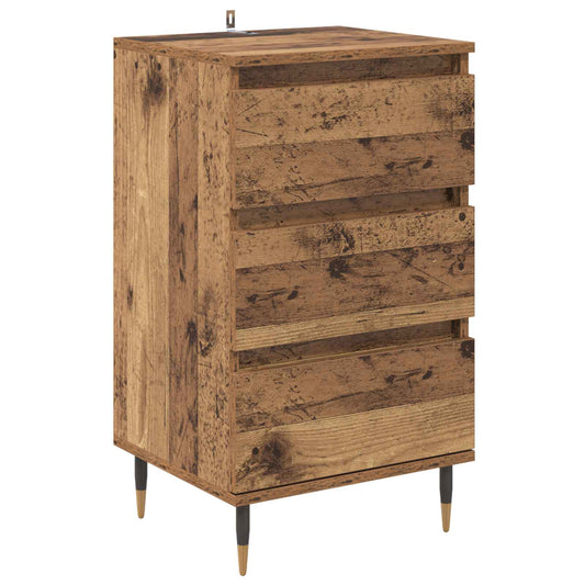 vidaXL Sideboard Old wood 35 x 40 x 70 cm Engineered Wood