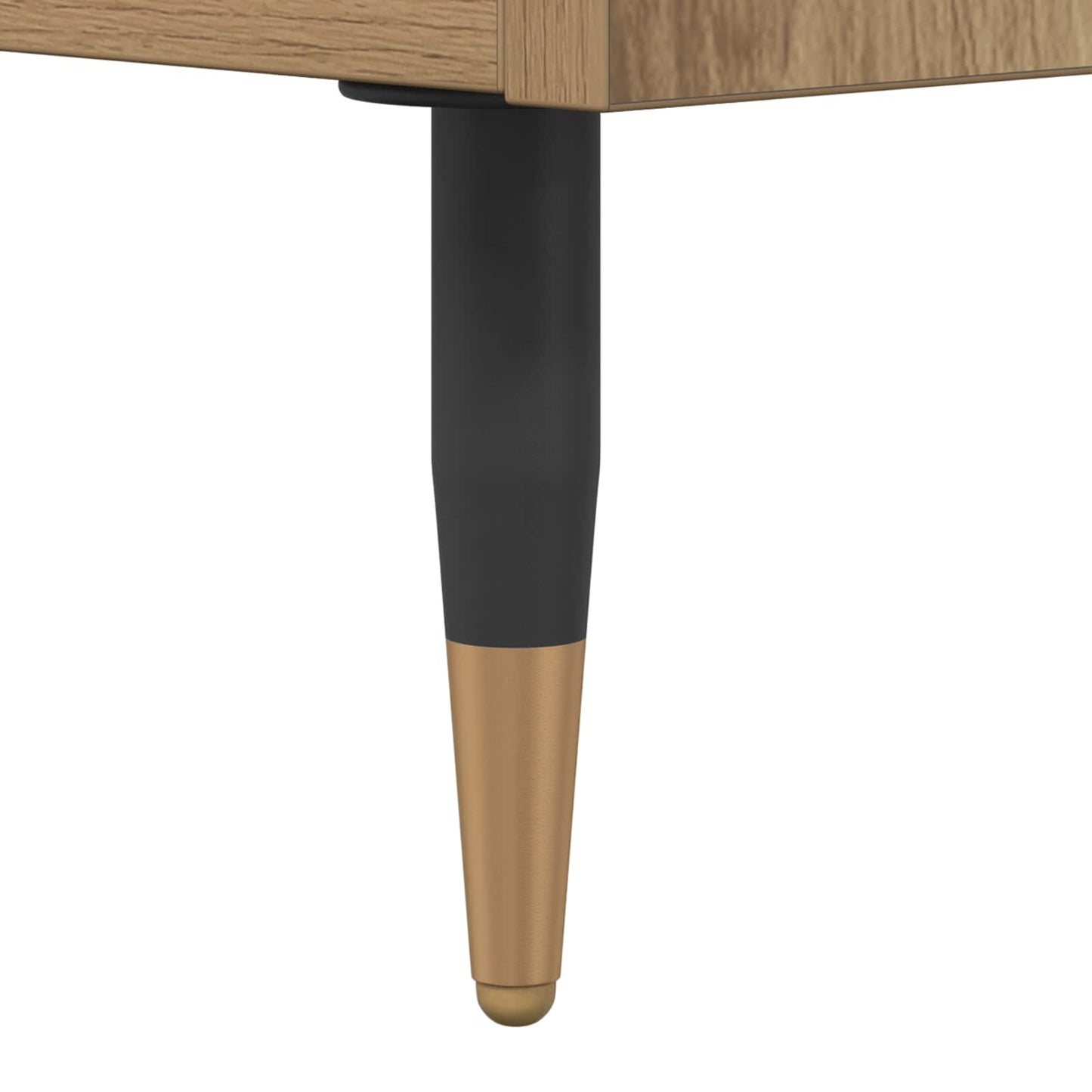 vidaXL Sideboard Artisan Oak 60 x 35 x 70 cm Engineered Wood and Iron