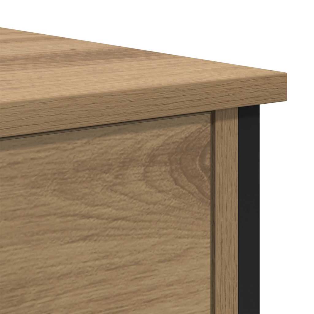 vidaXL Bedside Table 2 pcs Artisan Oak 34 x 35.5 x 45 cm