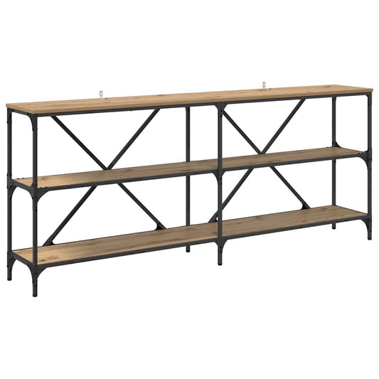 vidaXL Console Table Artisan Oak 180 x 30 x 75 cm Engineered Wood