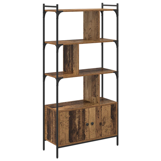 vidaXL Bookcase 6-Tier 76.5 x 30 x 154.5 cm Engineered Wood