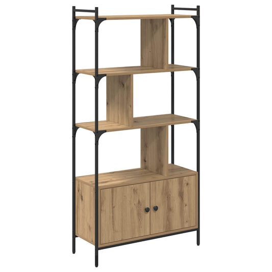 vidaXL Bookcase 6-Tier 76.5 x 30 x 154.5 cm Engineered Wood