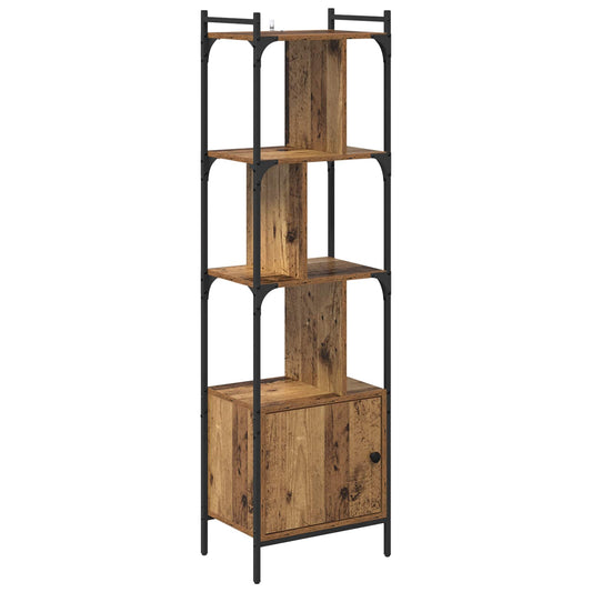 vidaXL Bookcase 6-Tier 44.5 x 30 x 154.5 cm Engineered Wood Old Wood