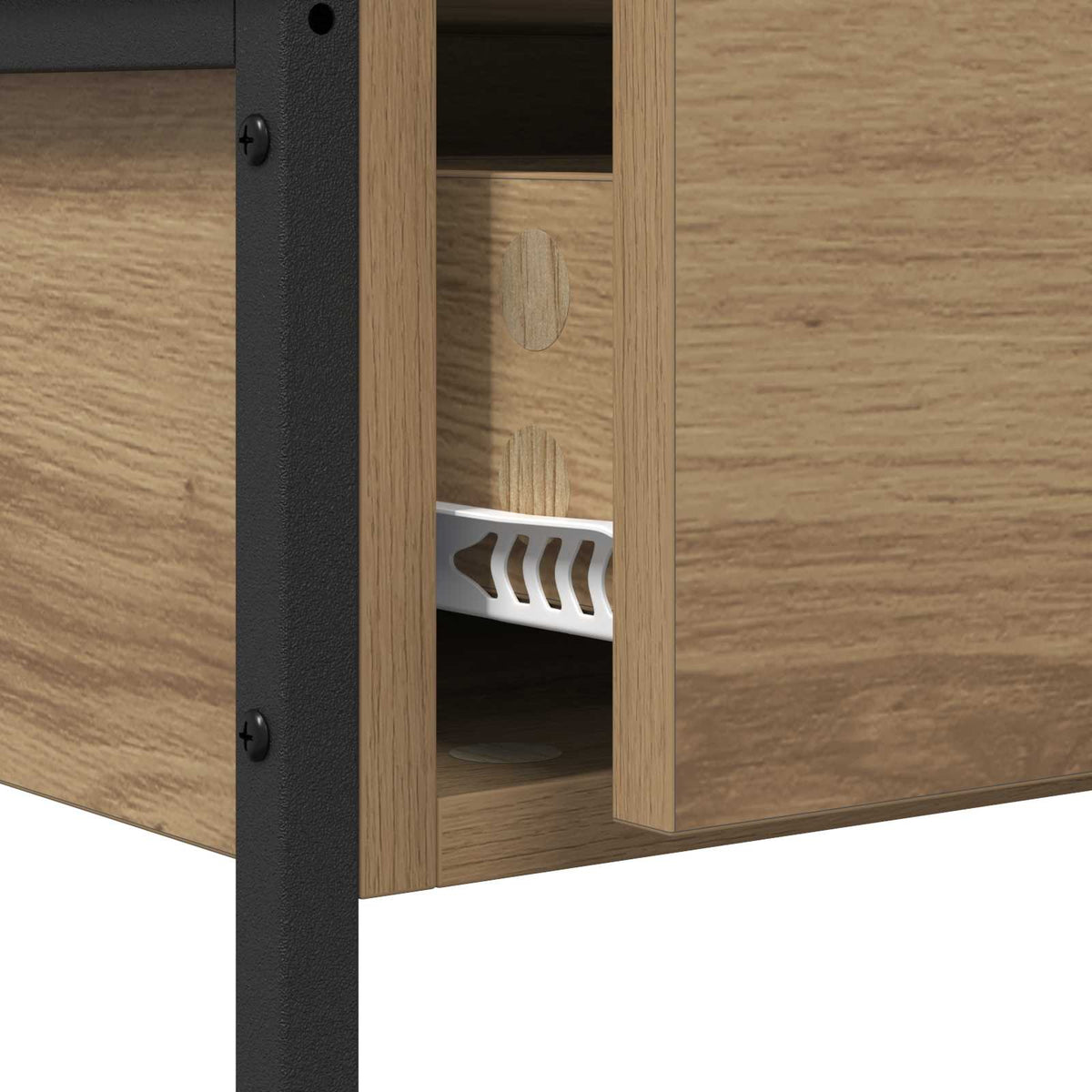 vidaXL Console Table Artisan Oak 100 x 34.5 x 75 cm Engineered Wood