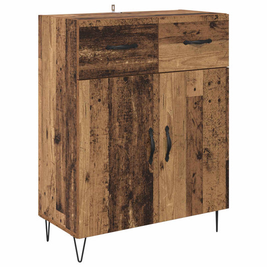 vidaXL Sideboard Old Wood 69.5 x 34 x 90 cm Engineered Wood