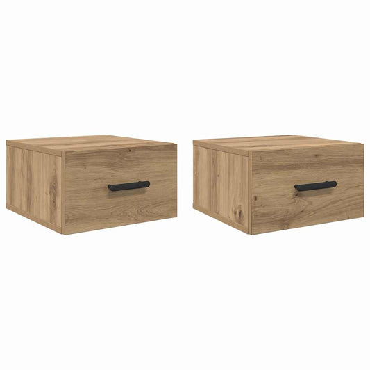 vidaXL Bedside Cabinet 2 pcs 35 x 35 x 20 cm Engineered Wood
