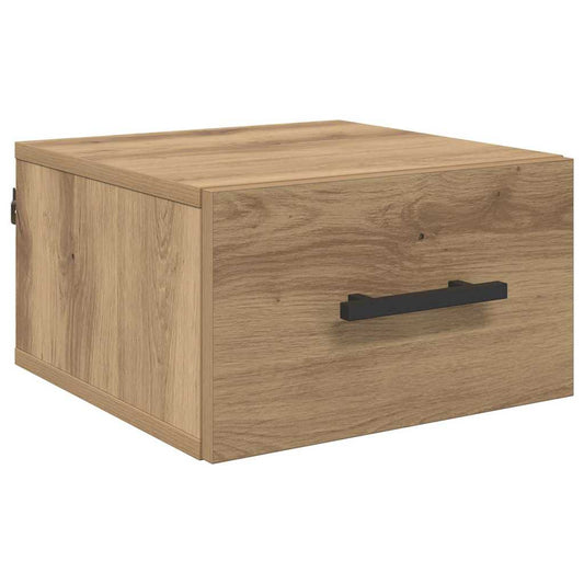 vidaXL Bedside Cabinet 35 x 35 x 20 cm Engineered wood Artisan oak