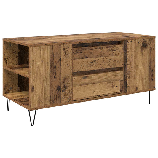 vidaXL Coffee Table Old Wood 102 x 44.5 x 50 cm Engineered Wood