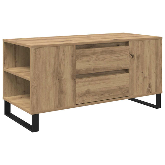 vidaXL Coffee Table Artisan Oak 102 x 44.5 x 50 cm Engineered Wood
