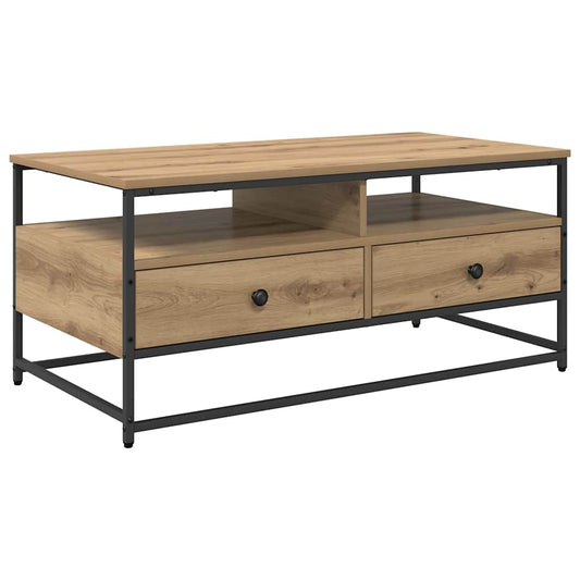 vidaXL Coffee Table Artisan Oak 100 x 51 x 45 cm Engineered Wood
