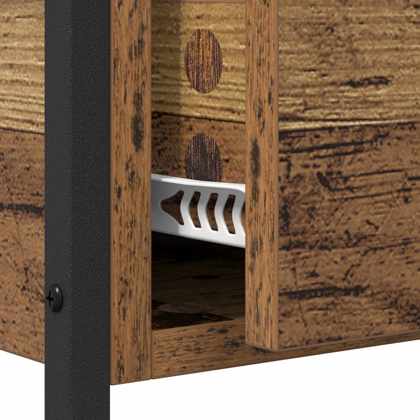 vidaXL Console Table Old Wood 100 x 39 x 78.5 cm Engineered Wood