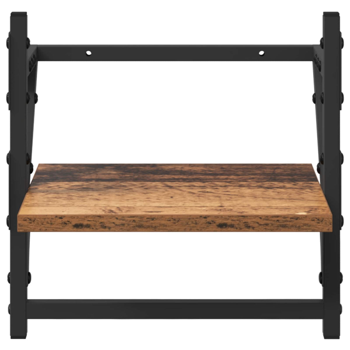 vidaXL Wall Shelf Set 6 pcs Old Wood 100 x 25 x 30 cm Engineered Wood