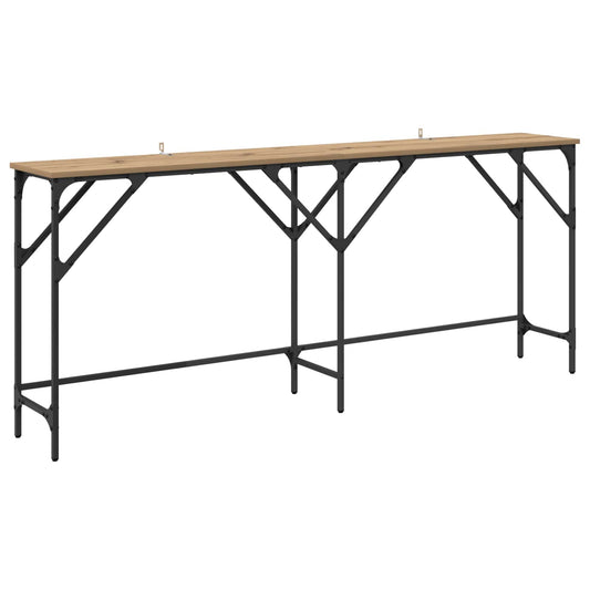 vidaXL Console Table Artisan Oak 180 x 30 x 75 cm Engineered Wood