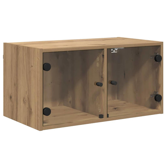 vidaXL Wall Cabinet 68 x 37 x 35 cm Engineered Wood Artisan Oak