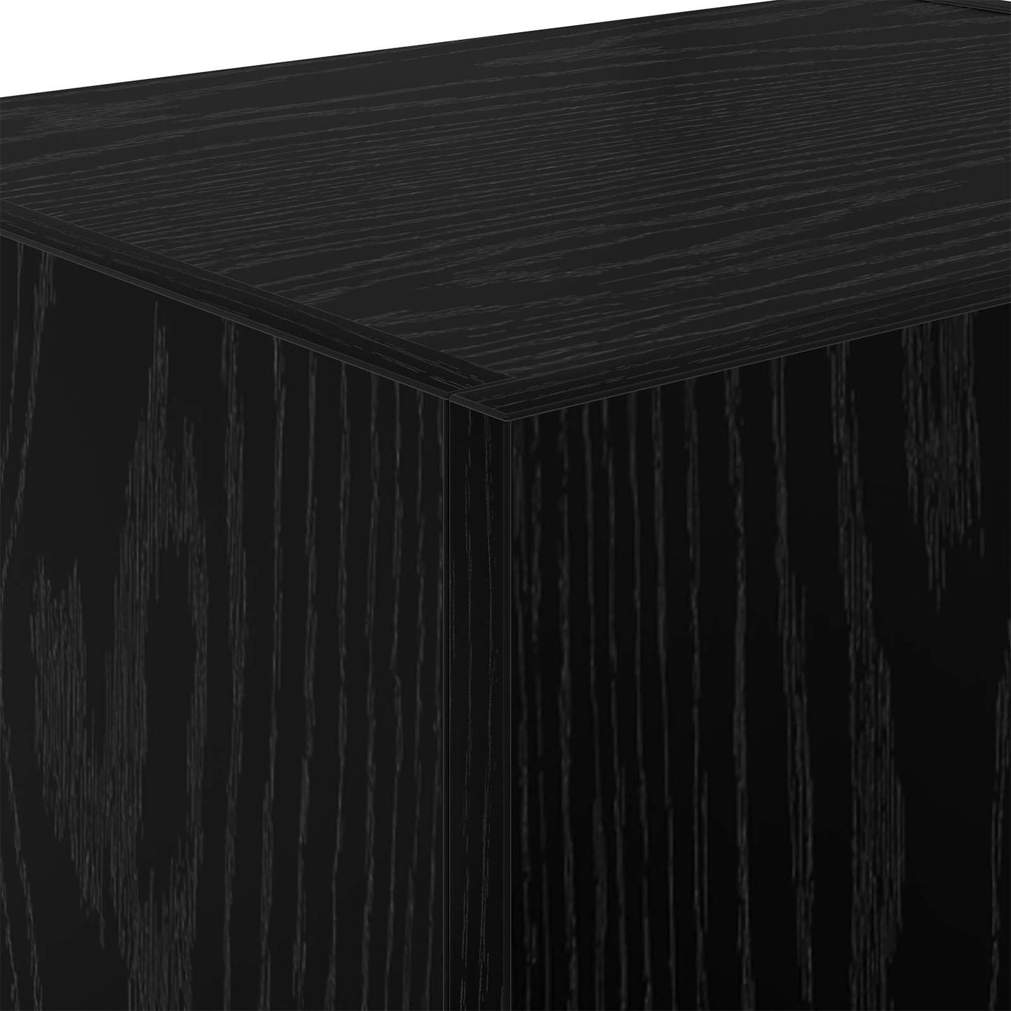vidaXL TV Wall Cabinets 2 pcs Black Oak 40.5x30x40cm Engineered Wood