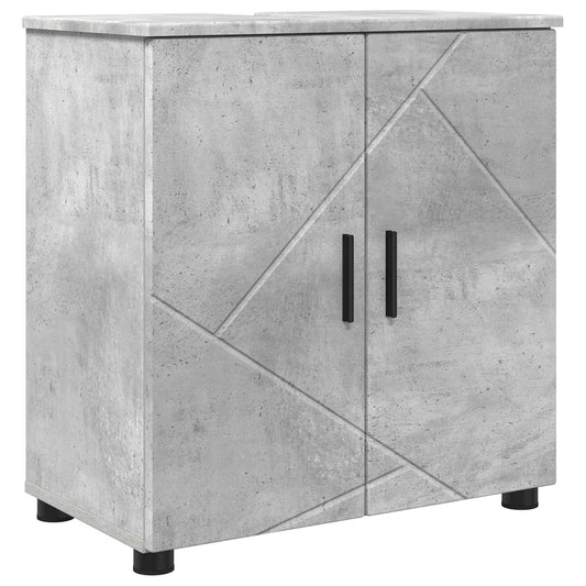 vidaXL Bathroom Cabinet Concrete Grey 61 x 35 x 64 cm