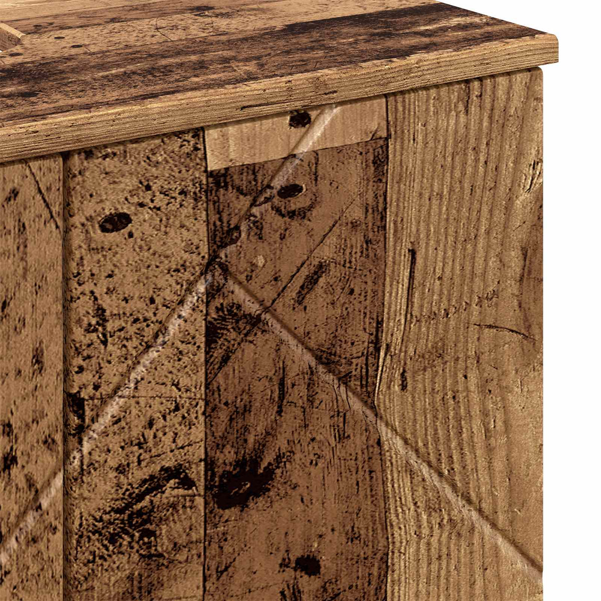 vidaXL Bathroom Cabinet Old Wood 61 x 35 x 64 cm