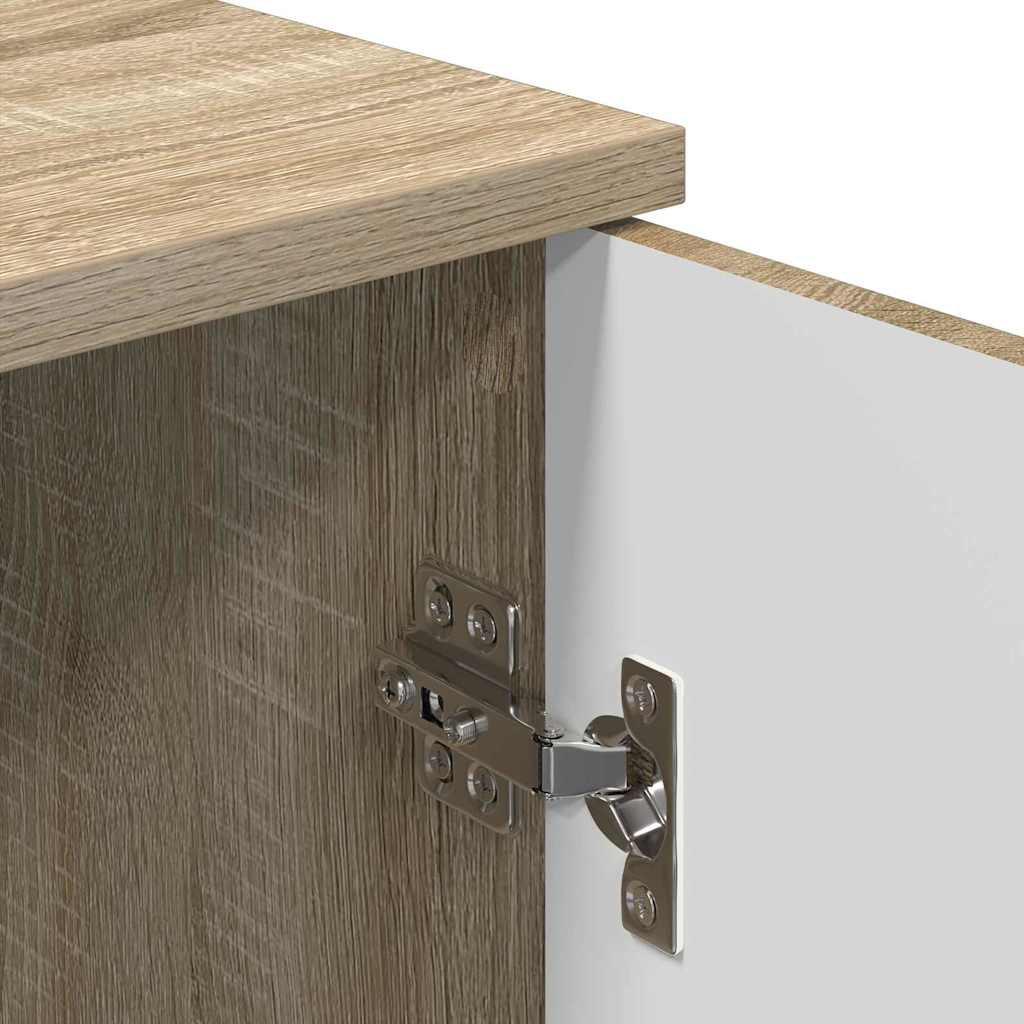 vidaXL Bathroom Cabinet Sonoma Oak 30 x 31.5 x 61 cm