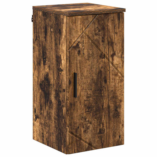 vidaXL Bathroom Cabinet Wall-mounted Smoked Oak 30 x 31.5 x 61 cm