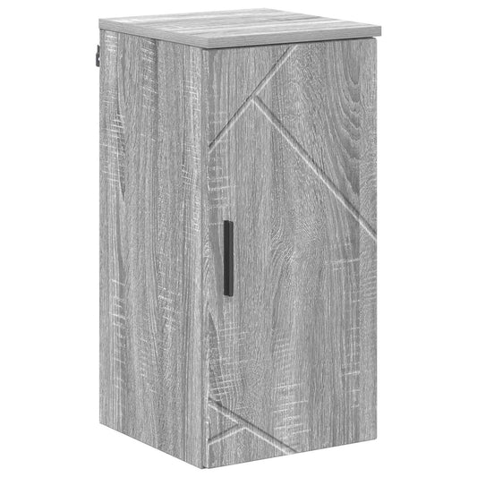 vidaXL Bathroom Cabinet Wall-mounted Grey Sonoma 30 x 31.5 x 61 cm