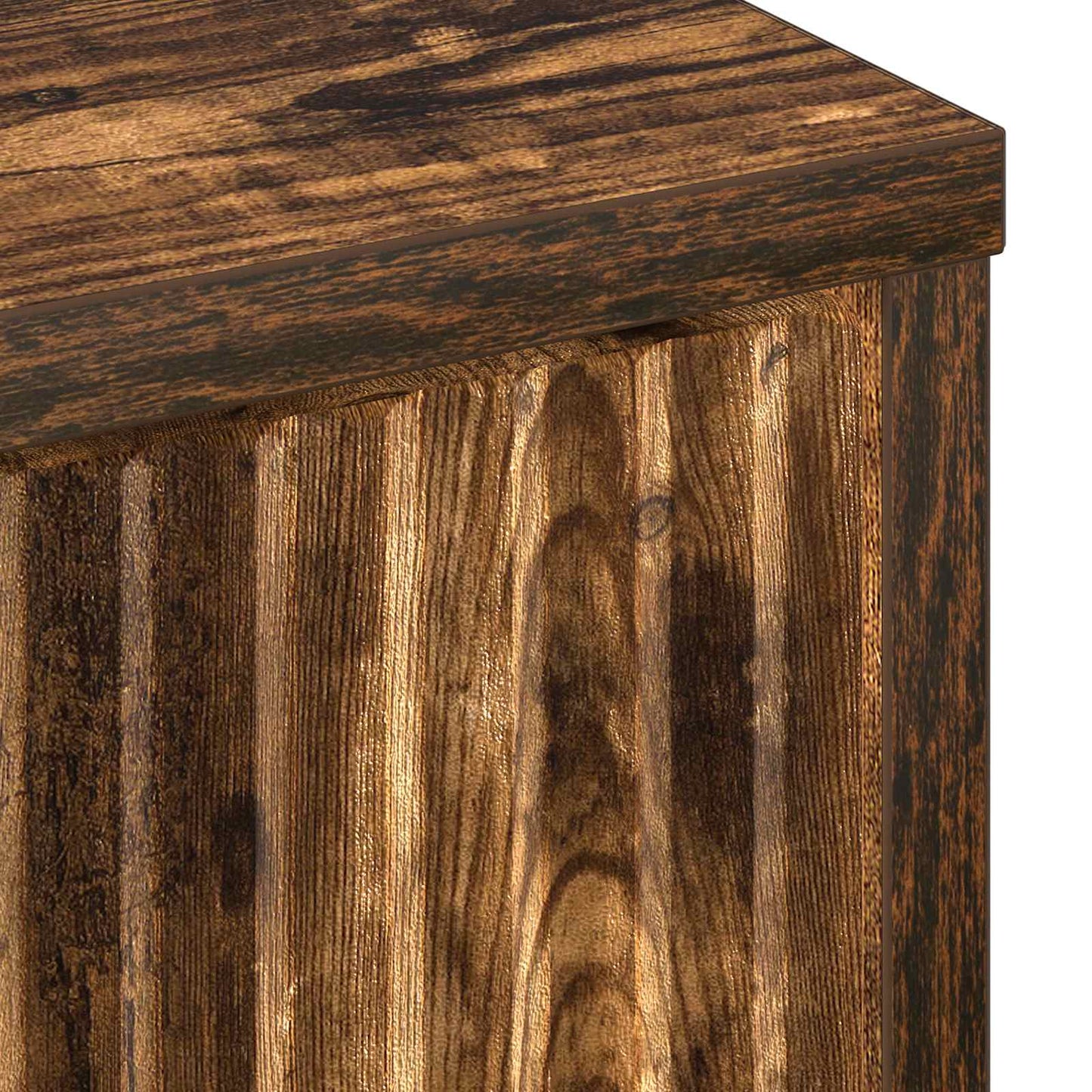 vidaXL Bathroom Cabinet with Drawer Smoked Oak 39.5 x 36 x 88 cm
