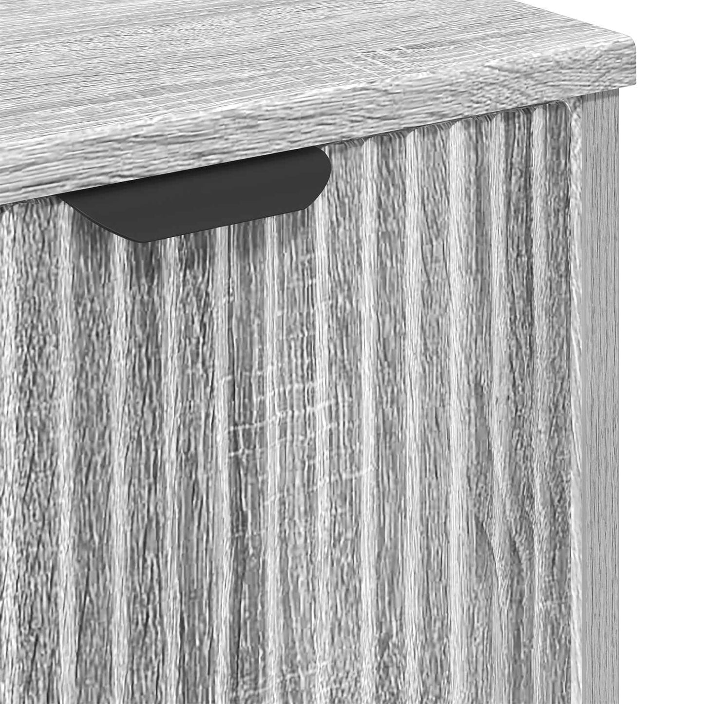 vidaXL Bathroom Sink Cabinet Grey Sonoma 60.5 x 33.5 x 61 cm
