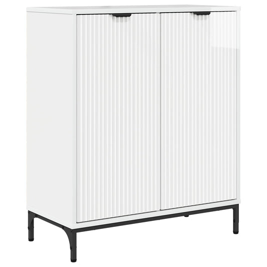 vidaXL Sideboard High Gloss White 69.5 x 33 x 82 cm Engineered Wood