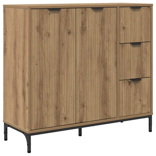 vidaXL Sideboard Artisan Oak 89.5 x 33 x 82 cm Engineered Wood
