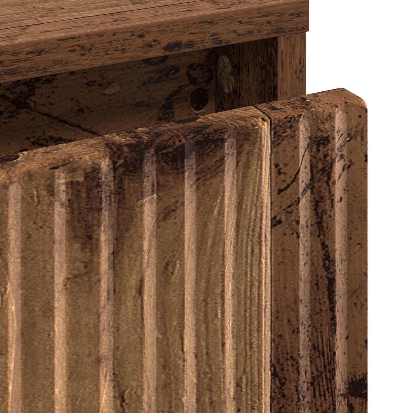 vidaXL Bedside Table Old wood 63.5 x 36 x 61 cm Engineered wood