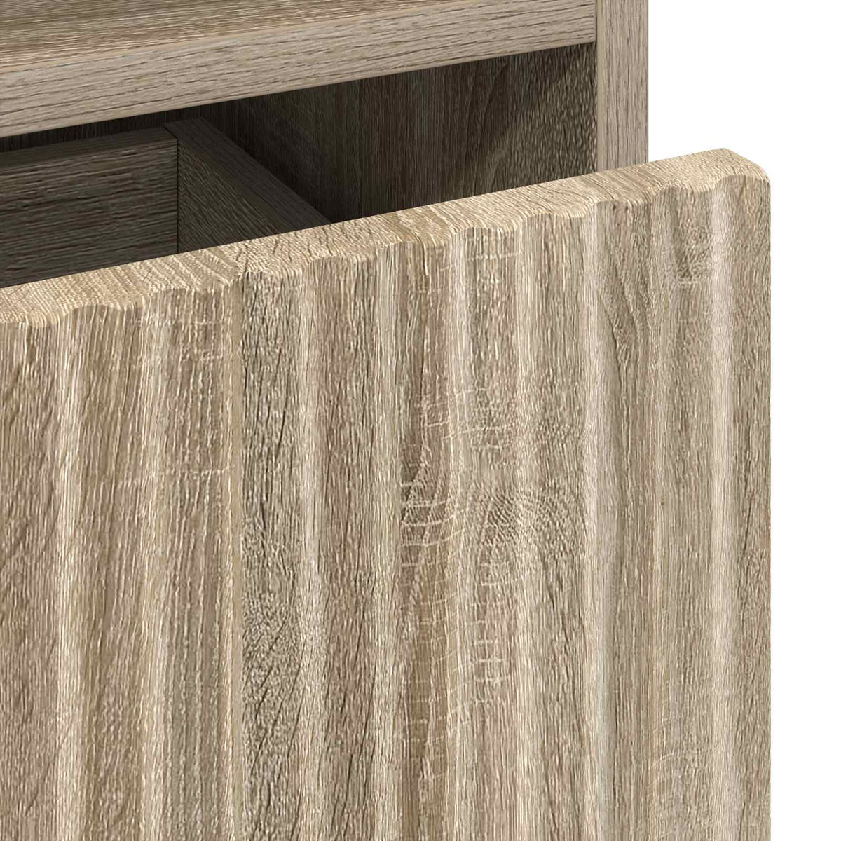 vidaXL Bedside Cabinet Sonoma oak 49 x 36 x 61 cm Engineered wood