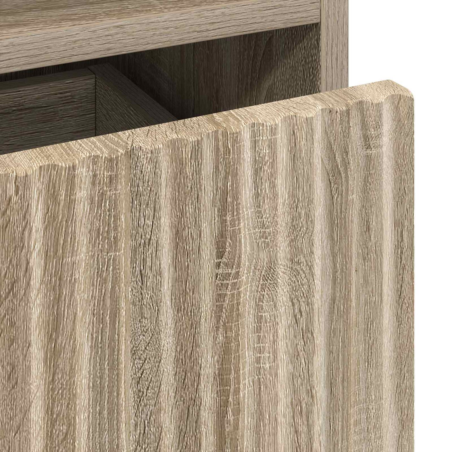 vidaXL Bedside Cabinet Sonoma oak 49 x 36 x 61 cm Engineered wood