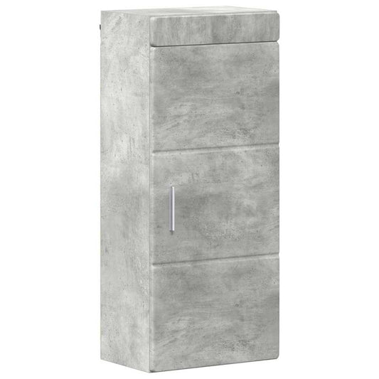 vidaXL Bathroom Wall Cabinet TULUM Concrete Grey 37 x 24.5 x 86 cm