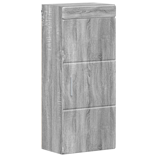 vidaXL Bathroom Wall Cabinet TULUM Grey Sonoma 37 x 24.5 x 86 cm